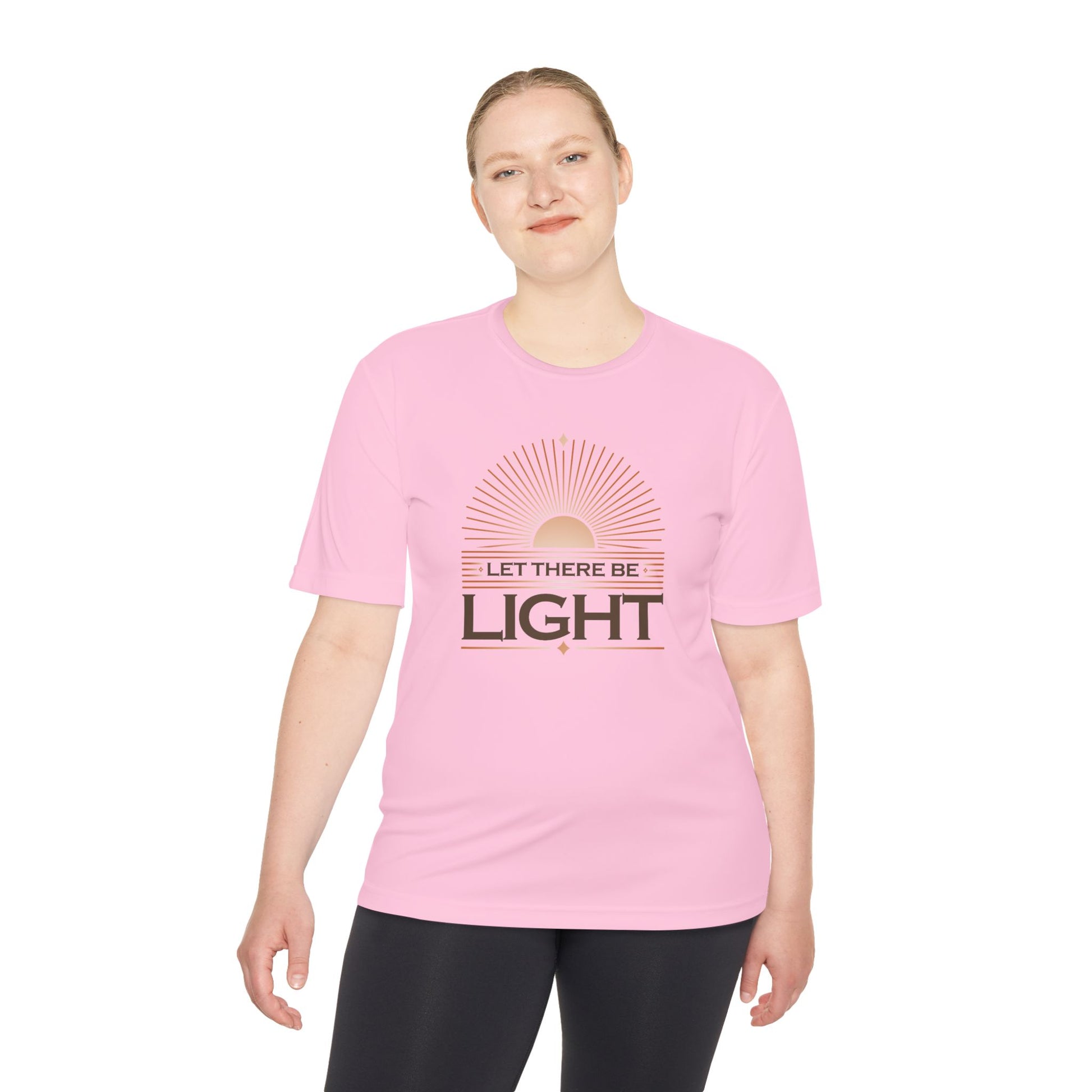 'Let There Be Light' Unisex Moisture Wicking Tee - The Shield of Light