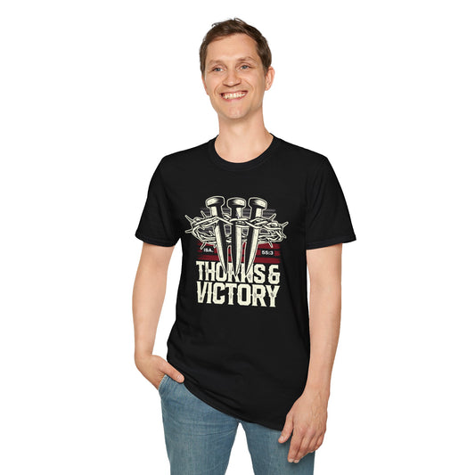 "Thorns & Victory" Unisex Softstyle T-Shirt - The Shield of Light