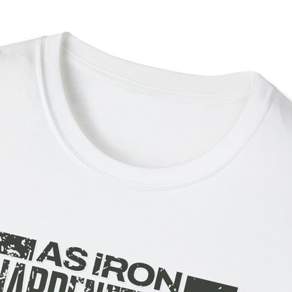 "As Iron Sharpeneth Iron So One Person Sharpens Another" Unisex Softstyle T-Shirt - The Shield of Light
