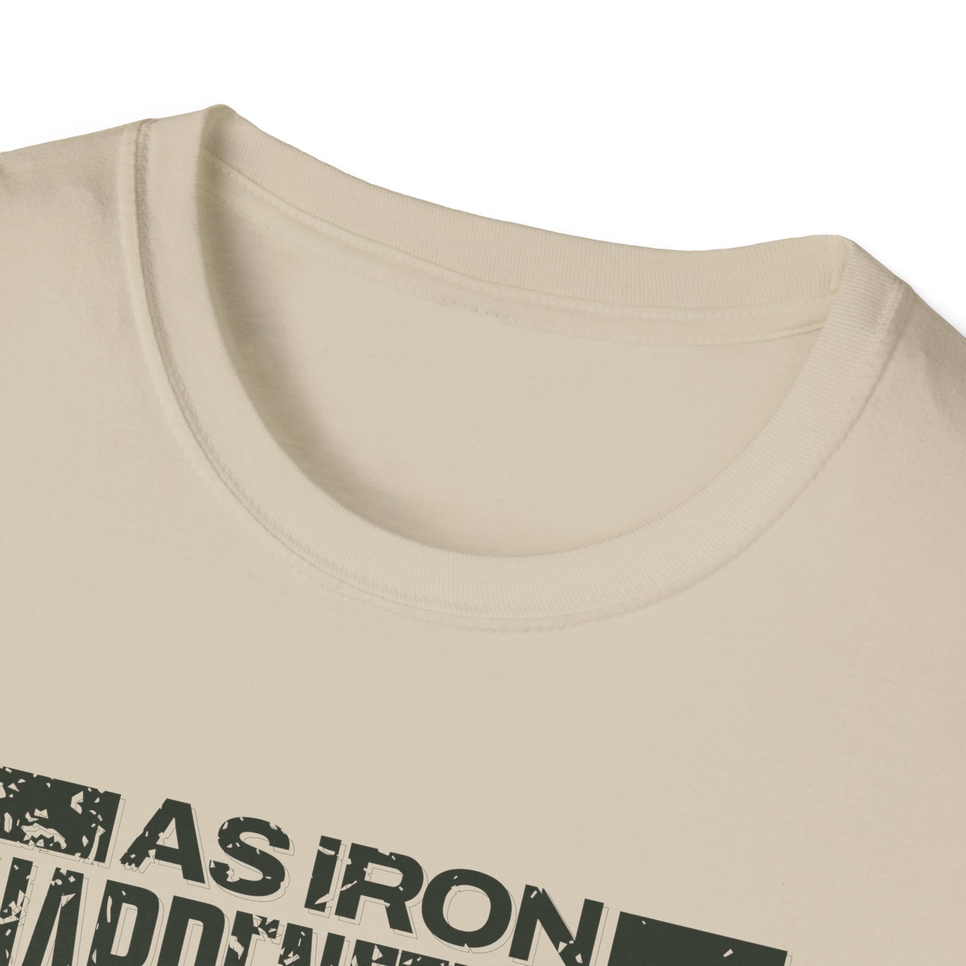 "As Iron Sharpeneth Iron So One Person Sharpens Another" Unisex Softstyle T-Shirt - The Shield of Light