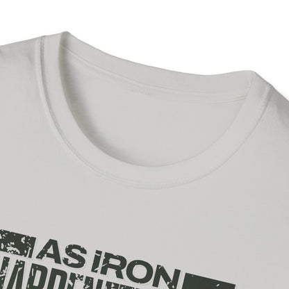 "As Iron Sharpeneth Iron So One Person Sharpens Another" Unisex Softstyle T-Shirt - The Shield of Light