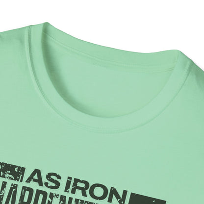 "As Iron Sharpeneth Iron So One Person Sharpens Another" Unisex Softstyle T-Shirt - The Shield of Light