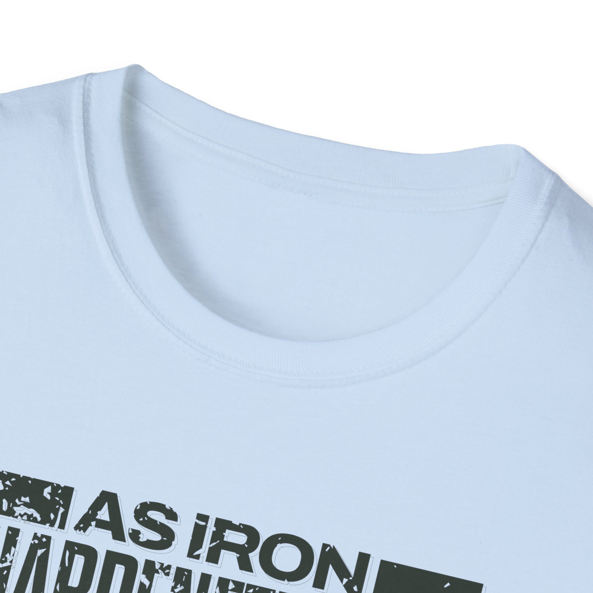 "As Iron Sharpeneth Iron So One Person Sharpens Another" Unisex Softstyle T-Shirt - The Shield of Light