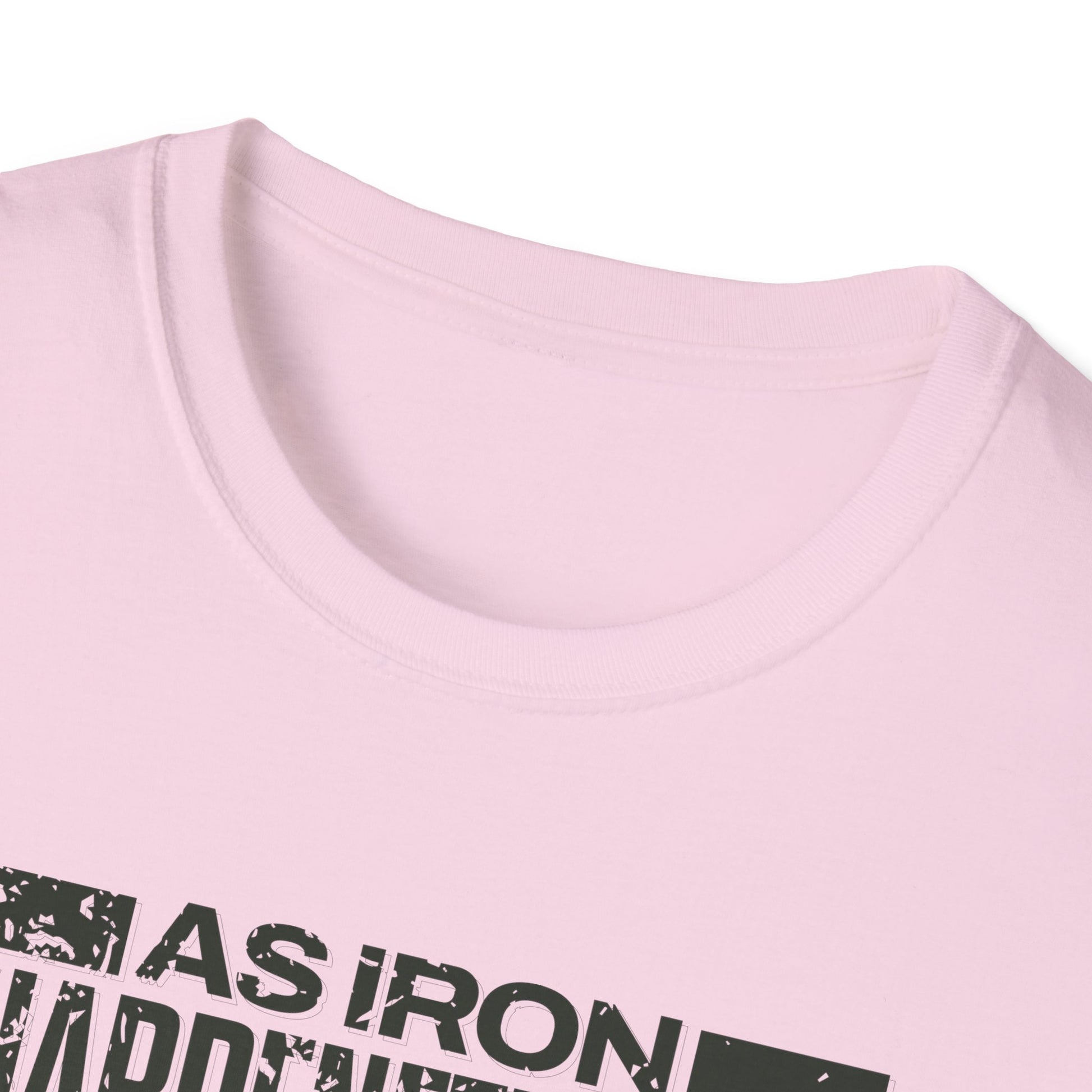 "As Iron Sharpeneth Iron So One Person Sharpens Another" Unisex Softstyle T-Shirt - The Shield of Light