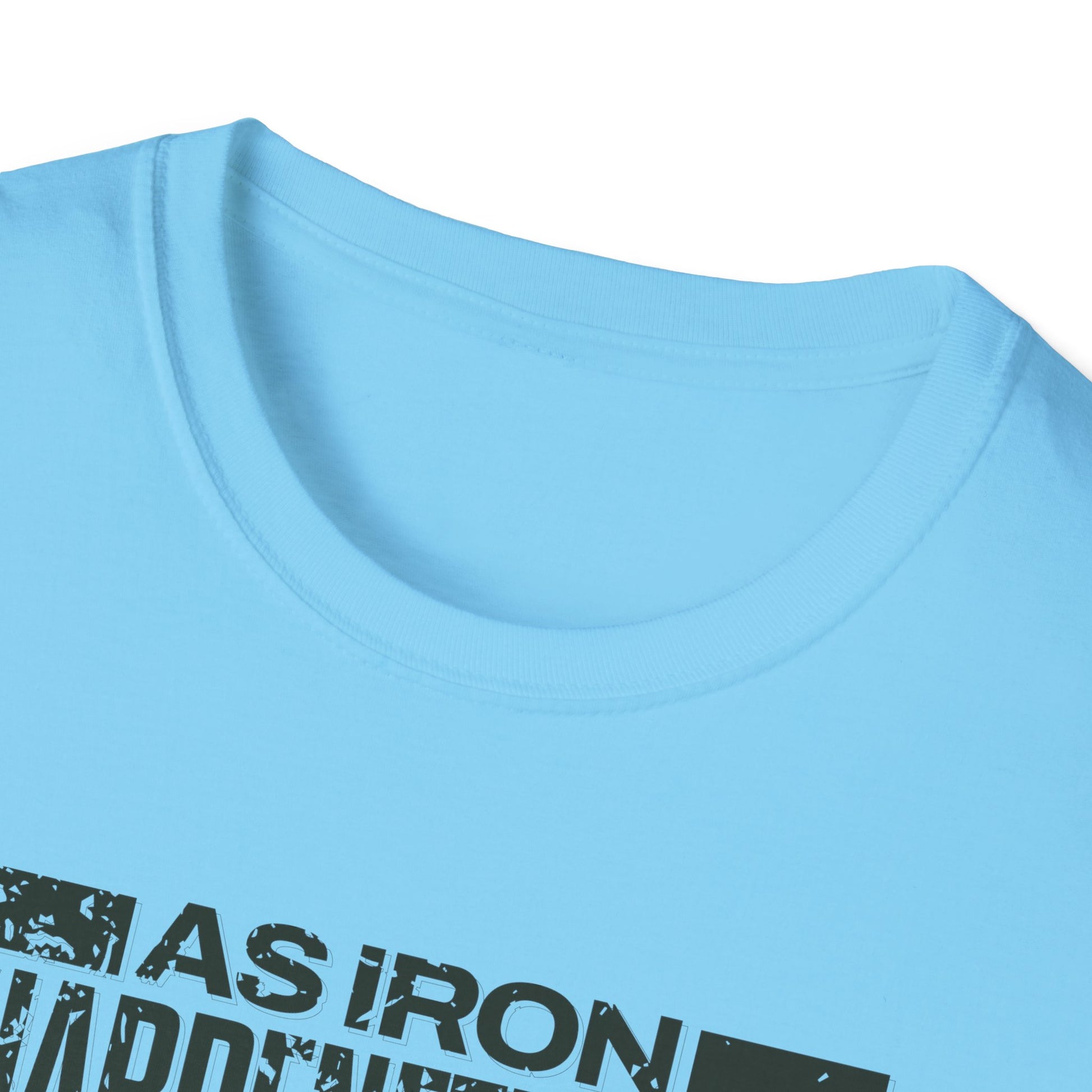 "As Iron Sharpeneth Iron So One Person Sharpens Another" Unisex Softstyle T-Shirt - The Shield of Light