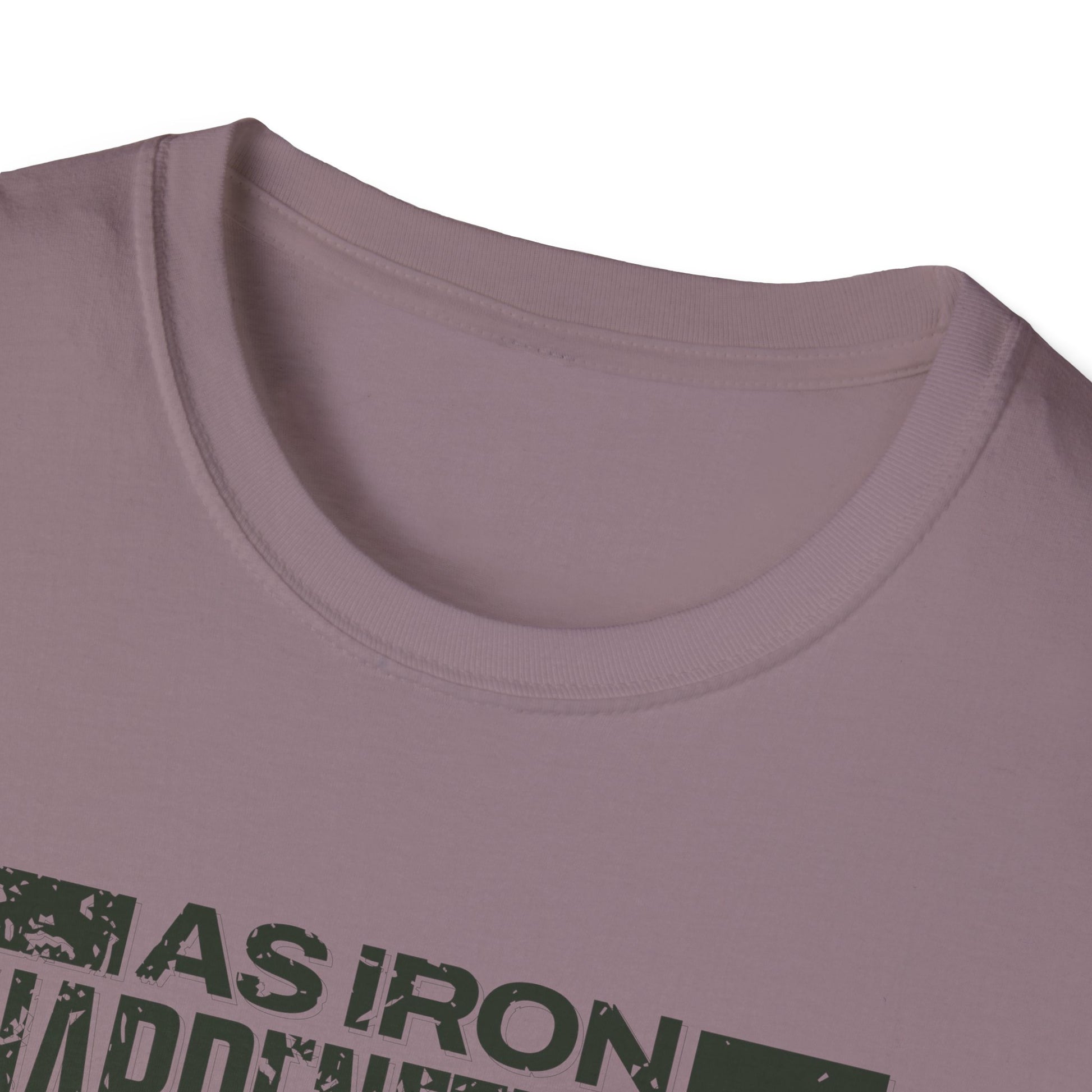 "As Iron Sharpeneth Iron So One Person Sharpens Another" Unisex Softstyle T-Shirt - The Shield of Light