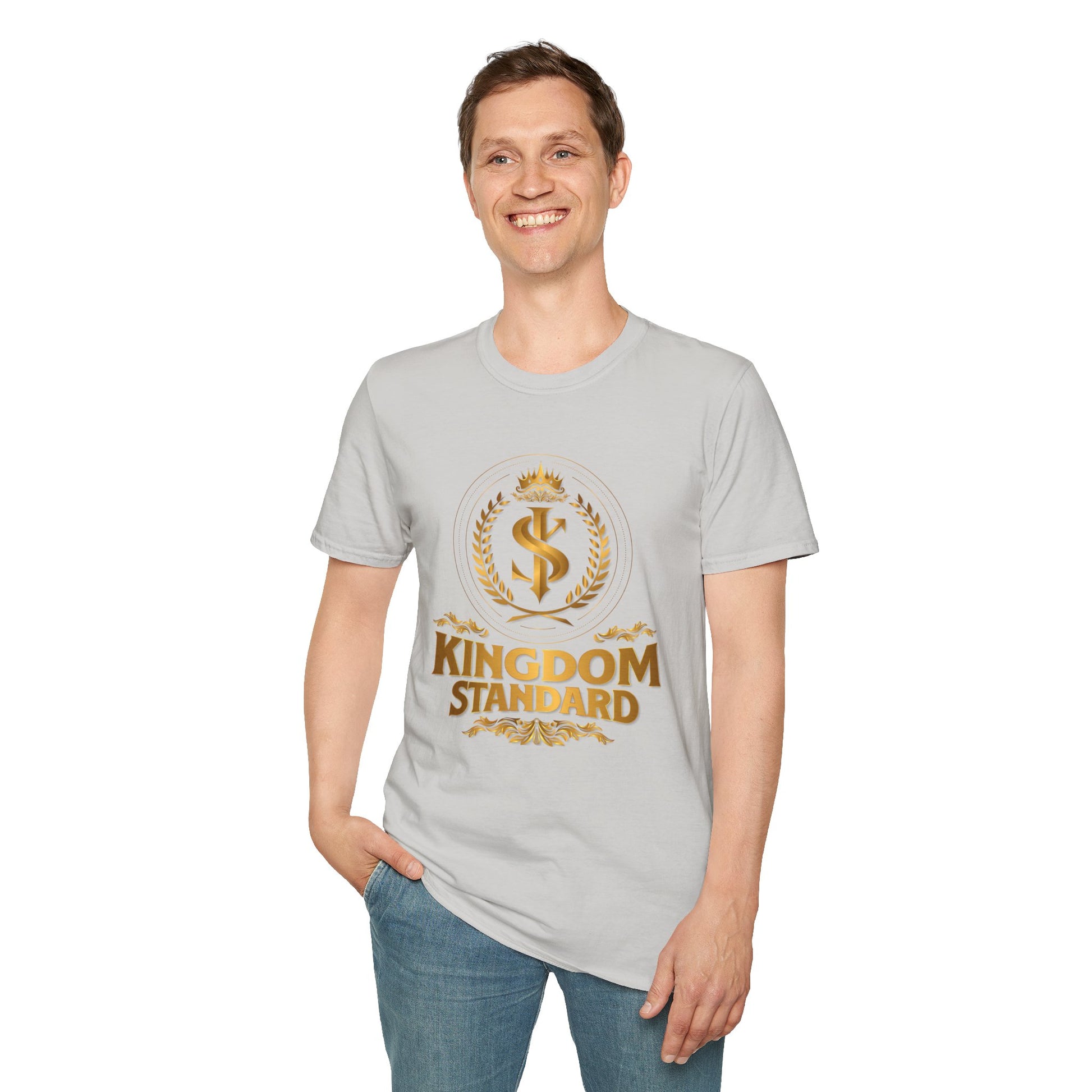 "Kingdom Standard" Unisex Softstyle T-Shirt - The Shield of Light