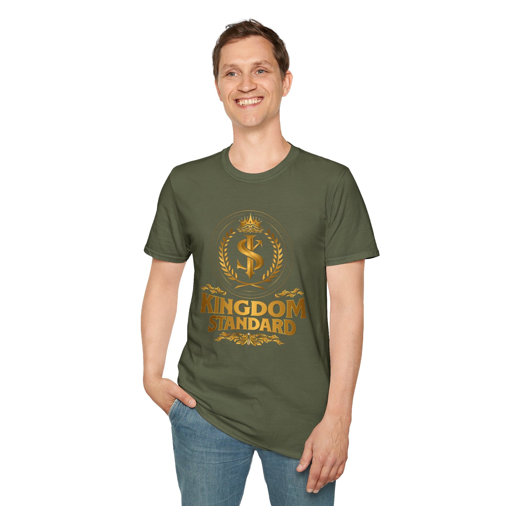 "Kingdom Standard" Unisex Softstyle T-Shirt - The Shield of Light