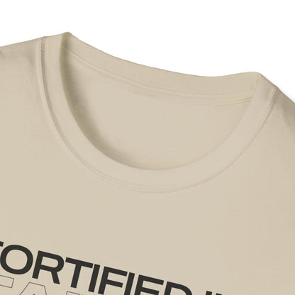 "Fortified In Faith " Unisex Softstyle T-Shirt - The Shield of Light