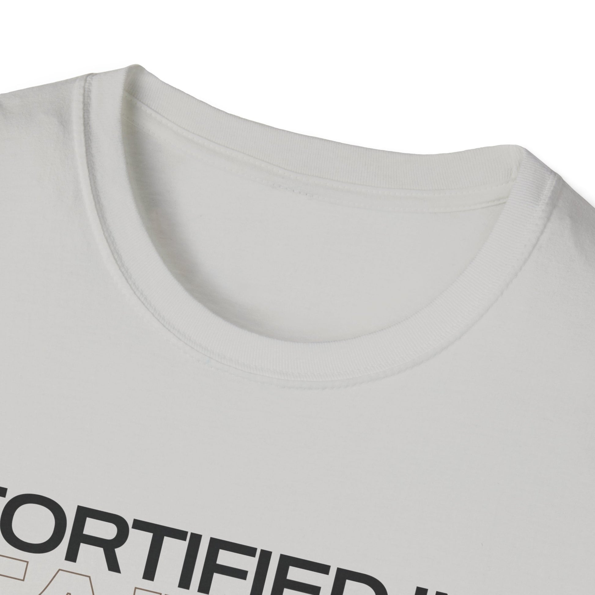 "Fortified In Faith " Unisex Softstyle T-Shirt - The Shield of Light