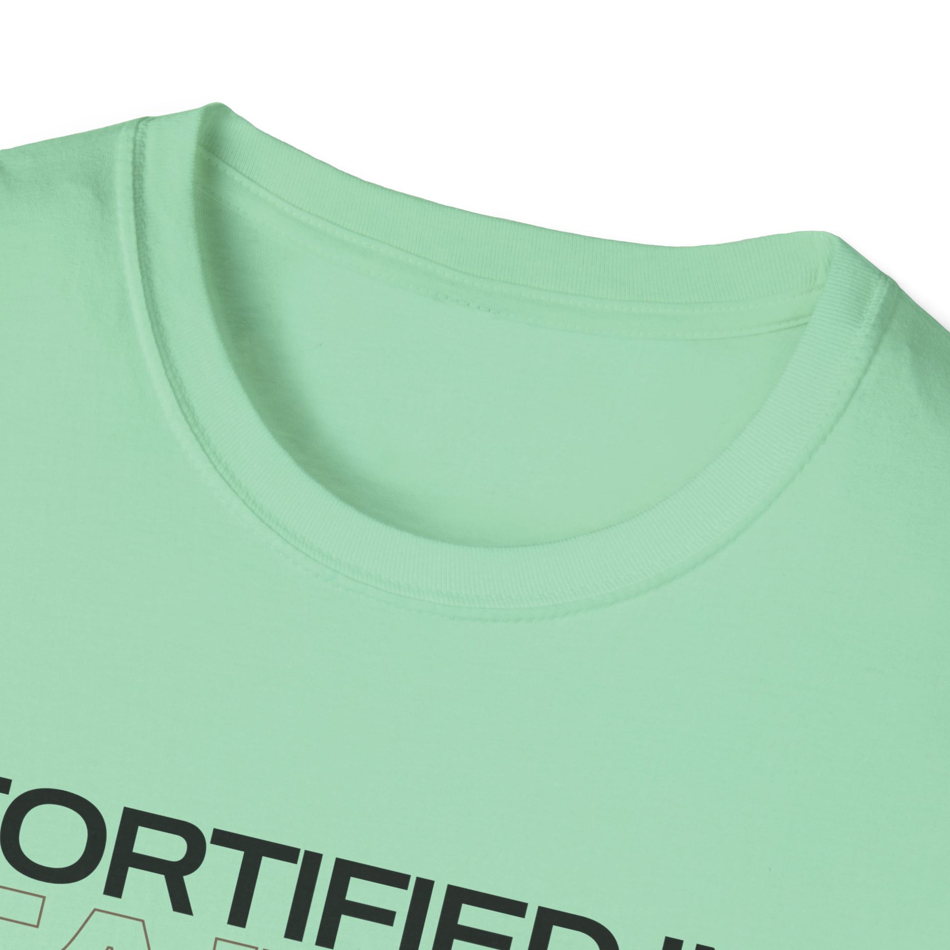 "Fortified In Faith " Unisex Softstyle T-Shirt - The Shield of Light