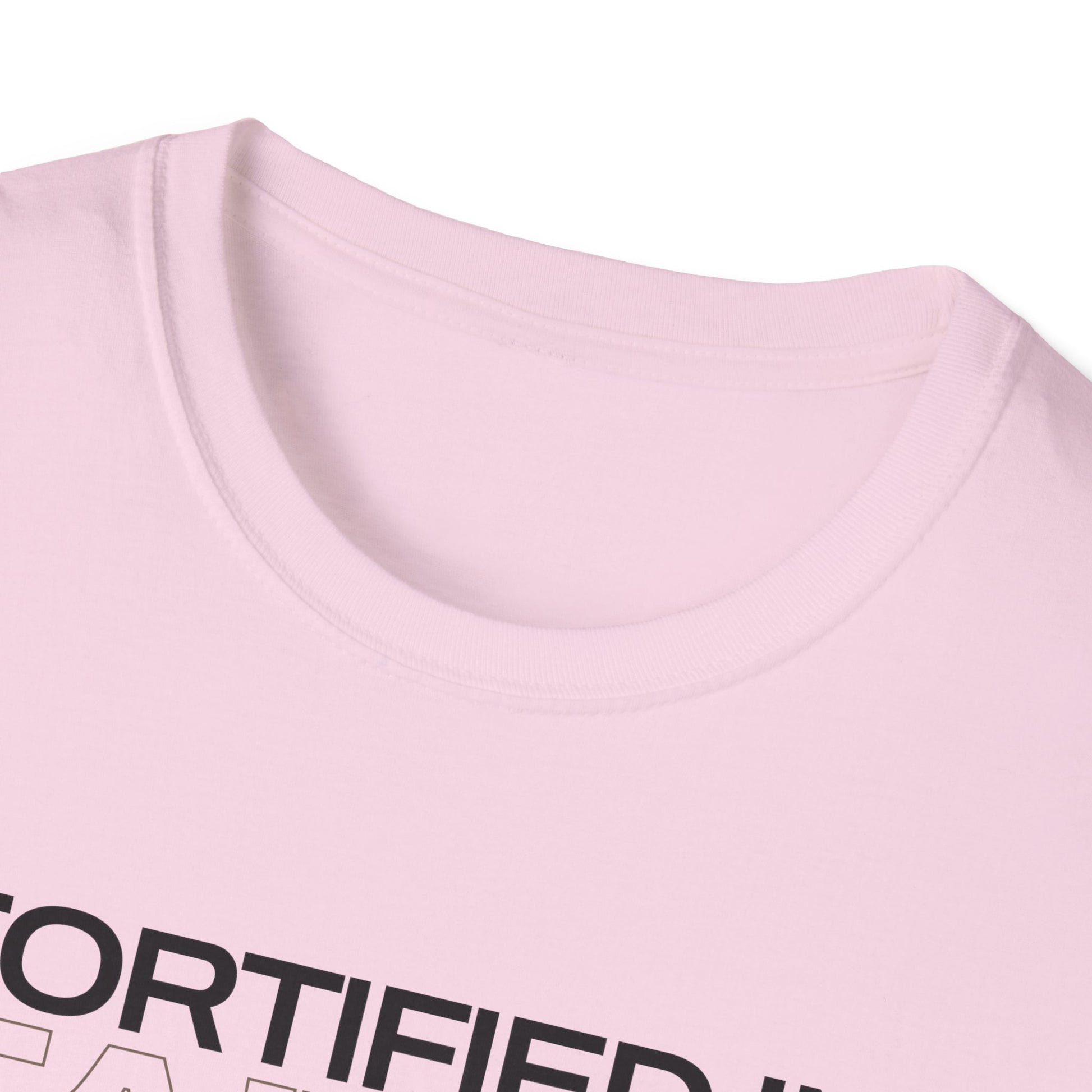 "Fortified In Faith " Unisex Softstyle T-Shirt - The Shield of Light