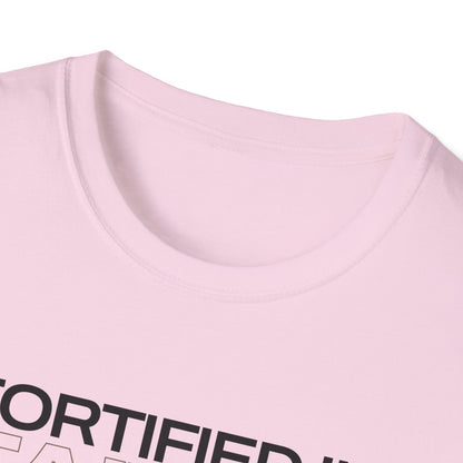 "Fortified In Faith " Unisex Softstyle T-Shirt - The Shield of Light