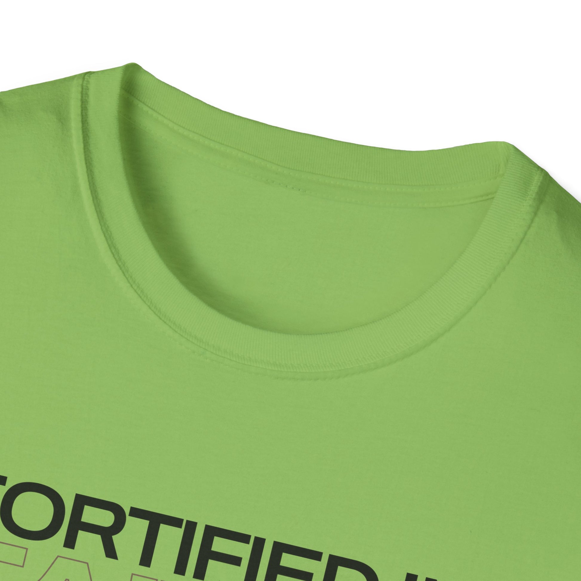 "Fortified In Faith " Unisex Softstyle T-Shirt - The Shield of Light