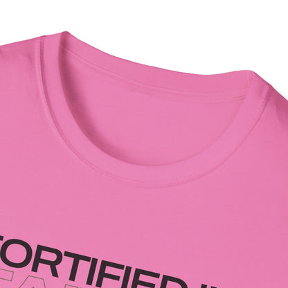 "Fortified In Faith " Unisex Softstyle T-Shirt - The Shield of Light