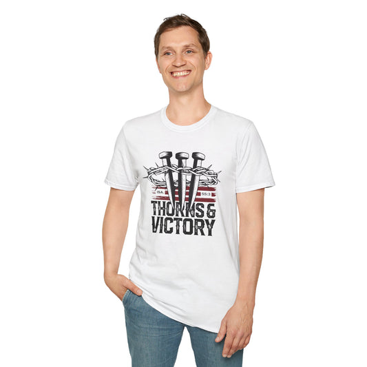 "Thorns & Victory " Unisex Softstyle T-Shirt - The Shield of Light