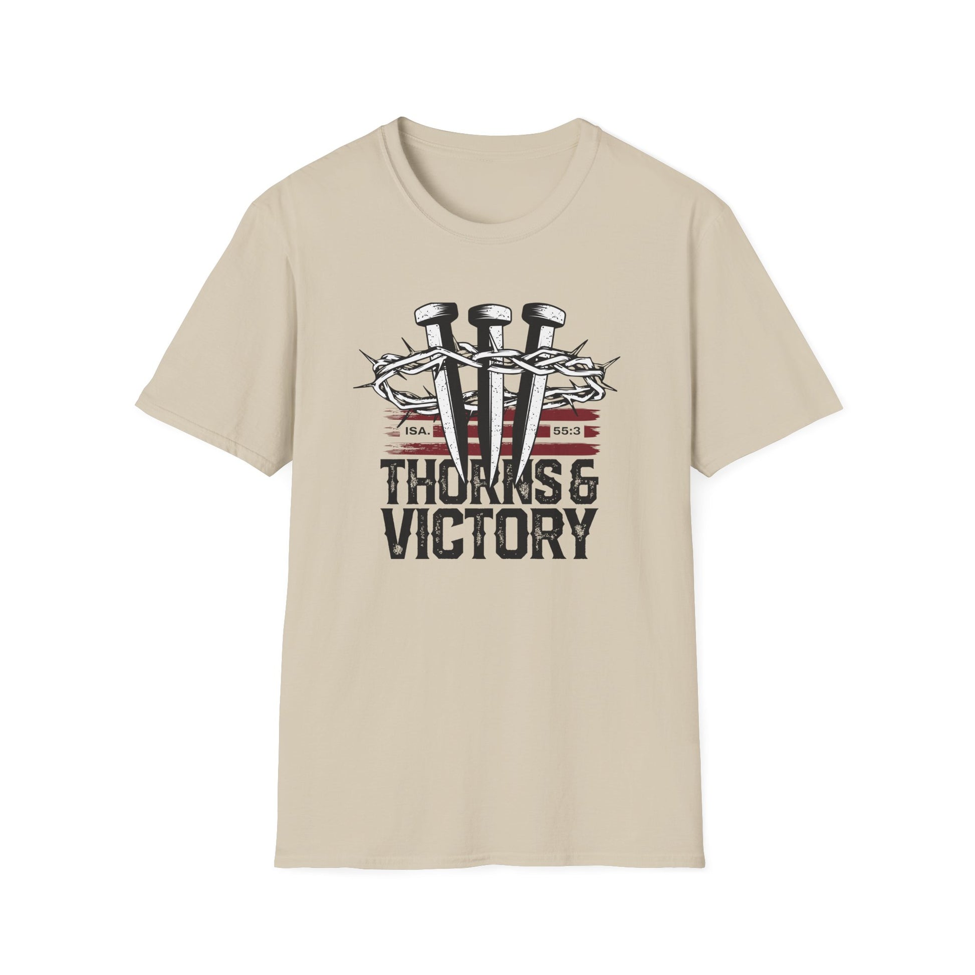 "Thorns & Victory " Unisex Softstyle T-Shirt - The Shield of Light