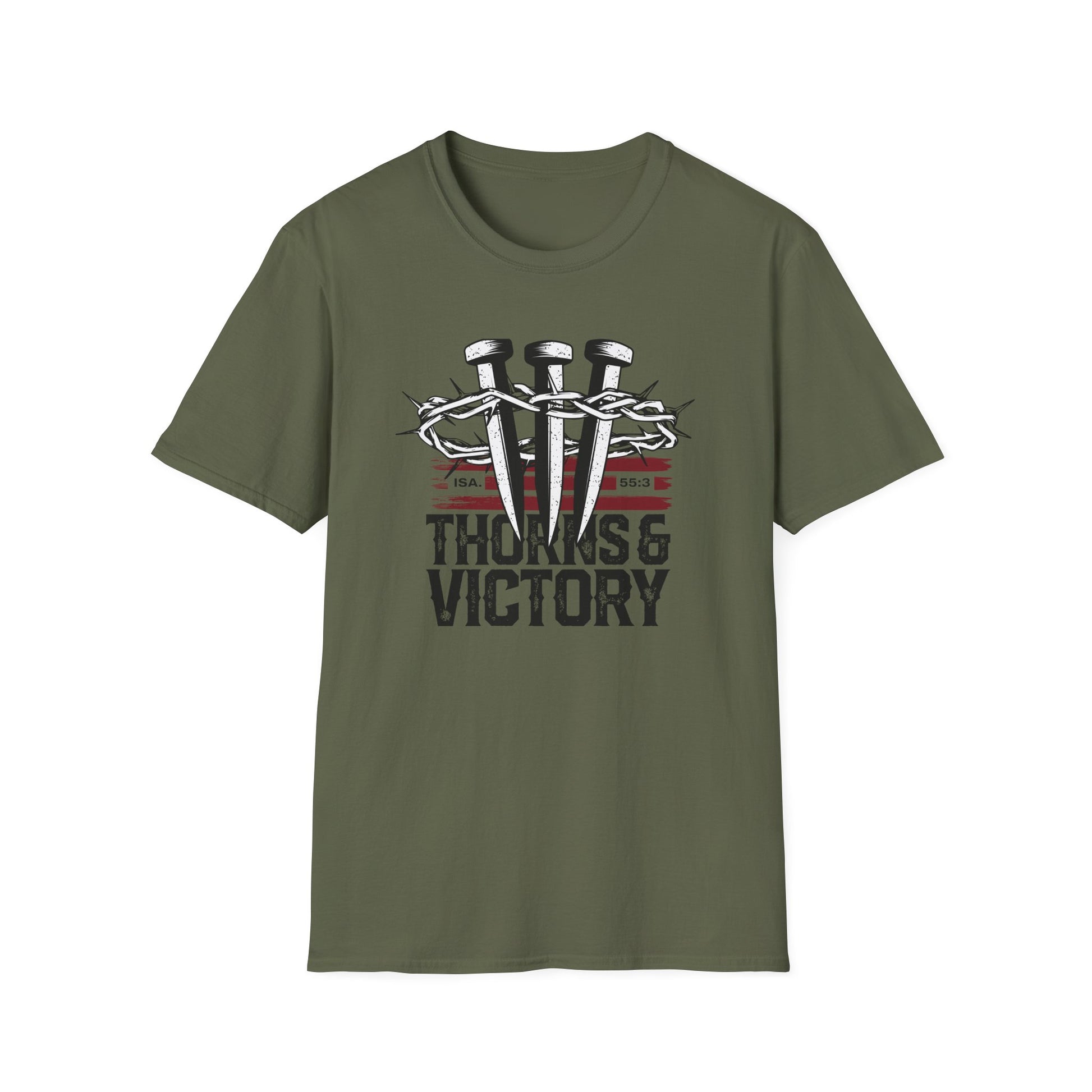 "Thorns & Victory " Unisex Softstyle T-Shirt - The Shield of Light