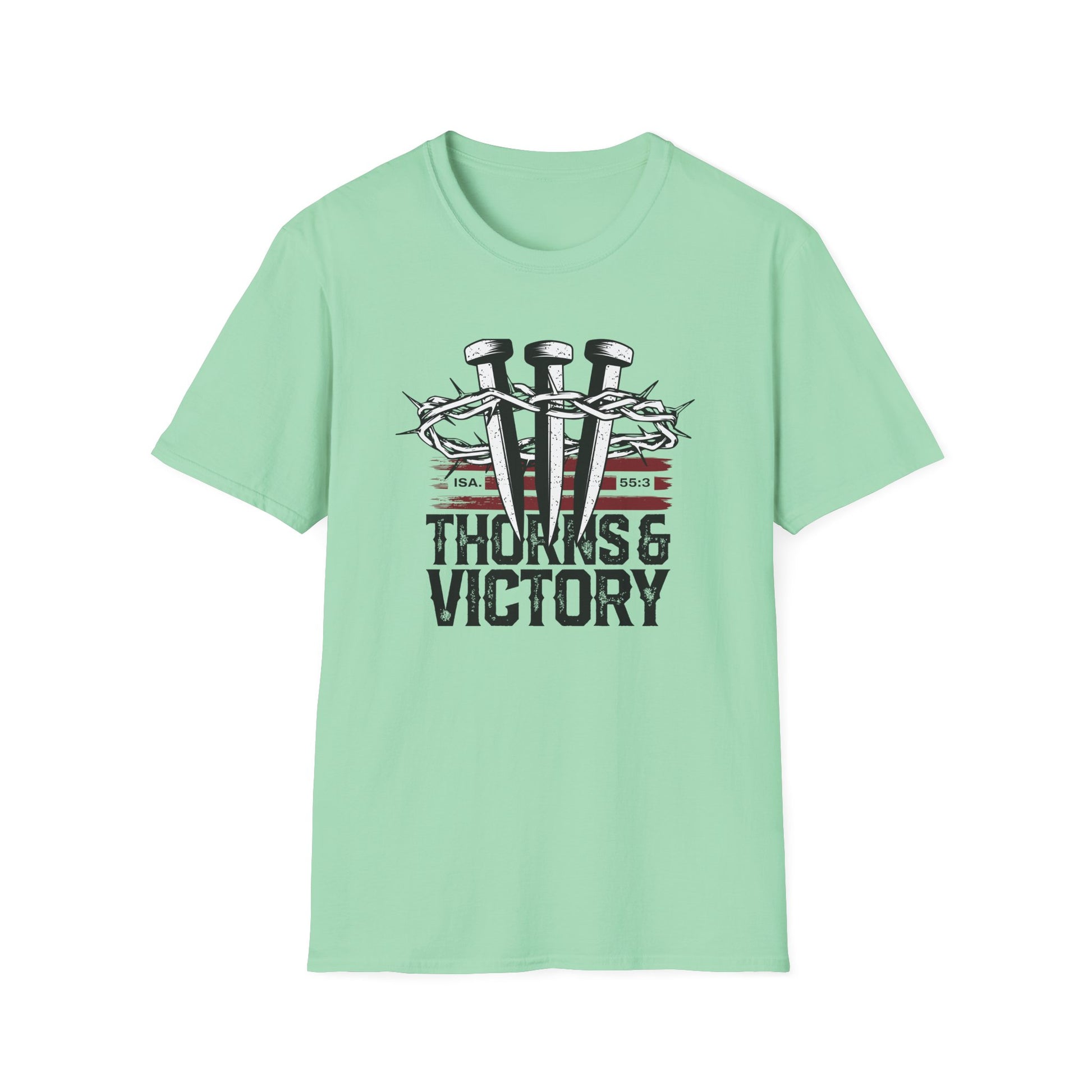 "Thorns & Victory " Unisex Softstyle T-Shirt - The Shield of Light