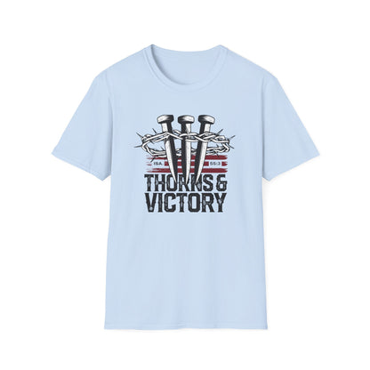 "Thorns & Victory " Unisex Softstyle T-Shirt - The Shield of Light