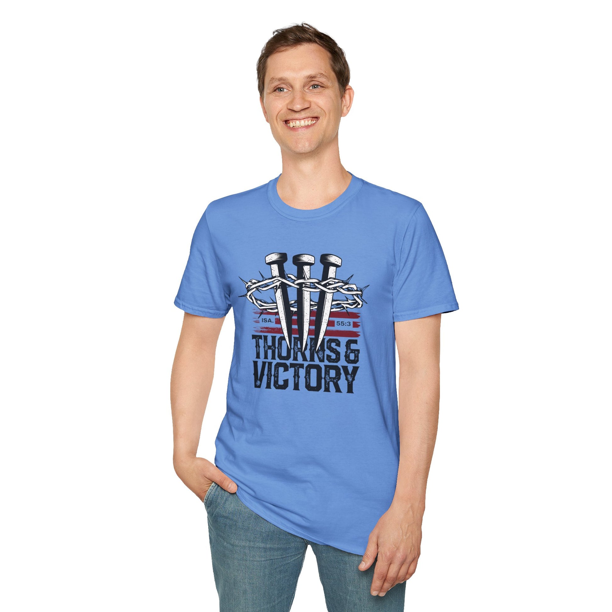 "Thorns & Victory " Unisex Softstyle T-Shirt - The Shield of Light