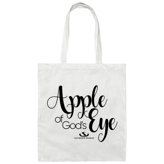 APPLE OF GOD'S EYE  Canvas Tote Bag - The Shield of Light