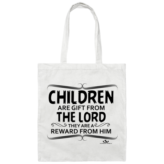 CHILDREN ARE GIFT FROM THE LORD  Canvas Tote Bag - The Shield of Light