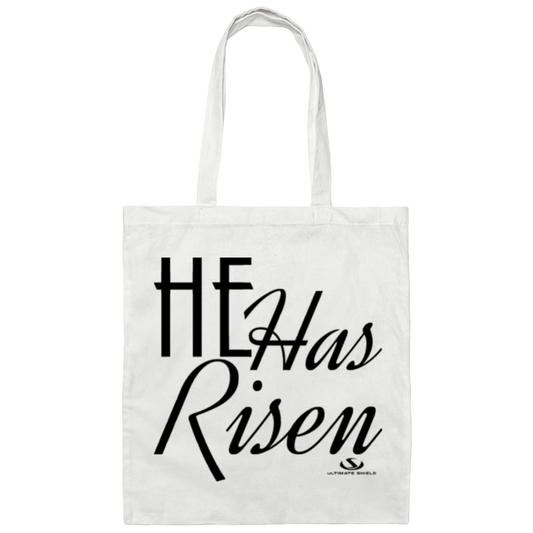 HE HAS RISEN Canvas Tote Bag - The Shield of Light