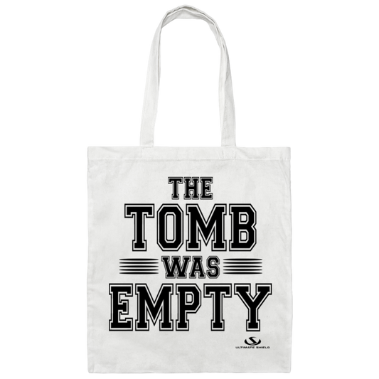 THE TOMB WAS EMPTY  Canvas Tote Bag - The Shield of Light