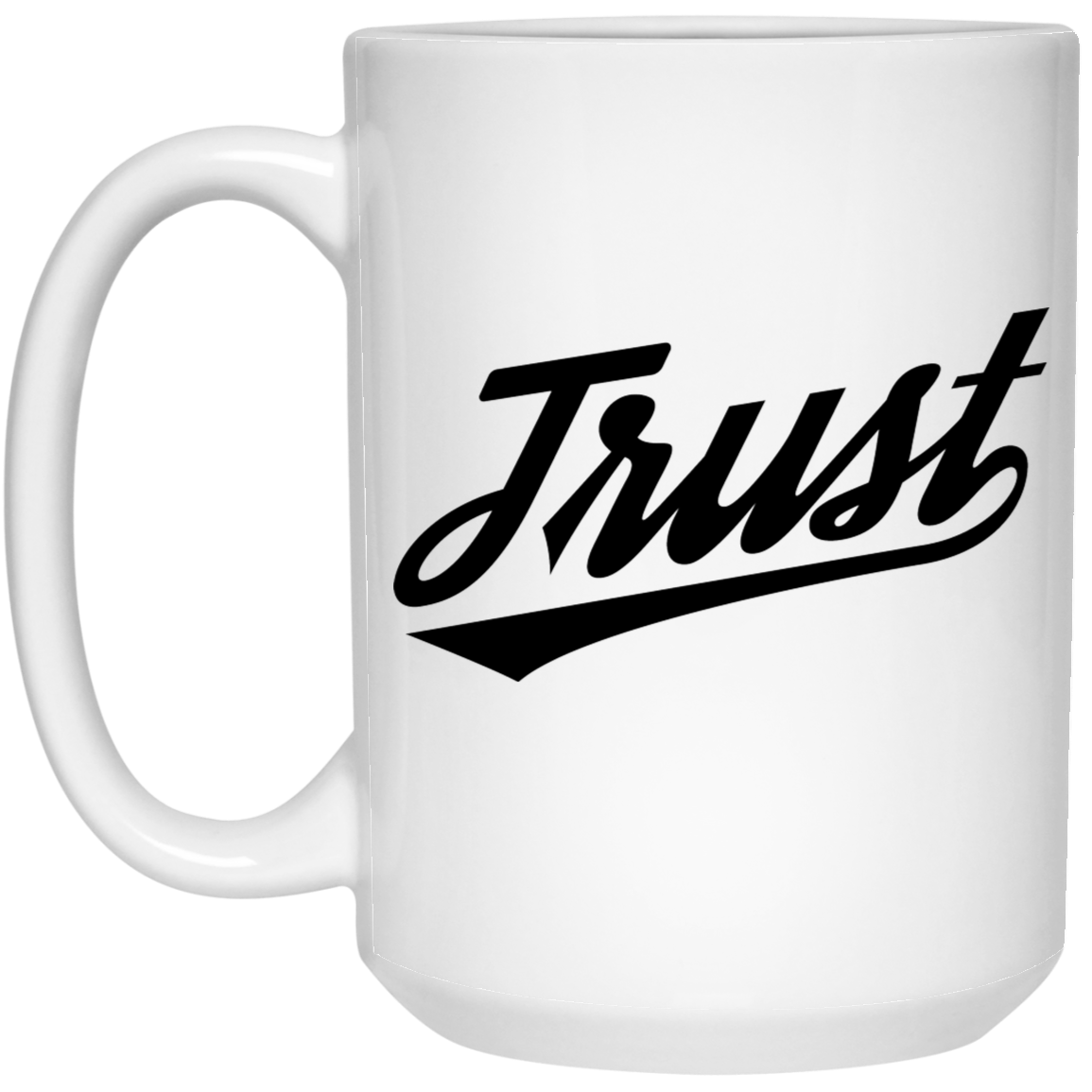 Trust 15 oz. White Mug - The Shield of Light