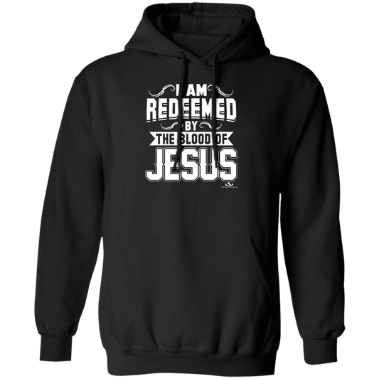 I AM REDEEMED BY THE BLOOD OF JESUSPullover Hoodie - The Shield of Light