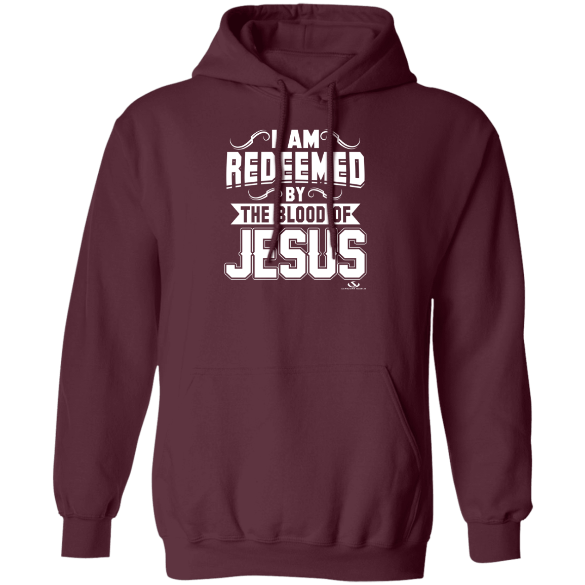 I AM REDEEMED BY THE BLOOD OF JESUSPullover Hoodie - The Shield of Light