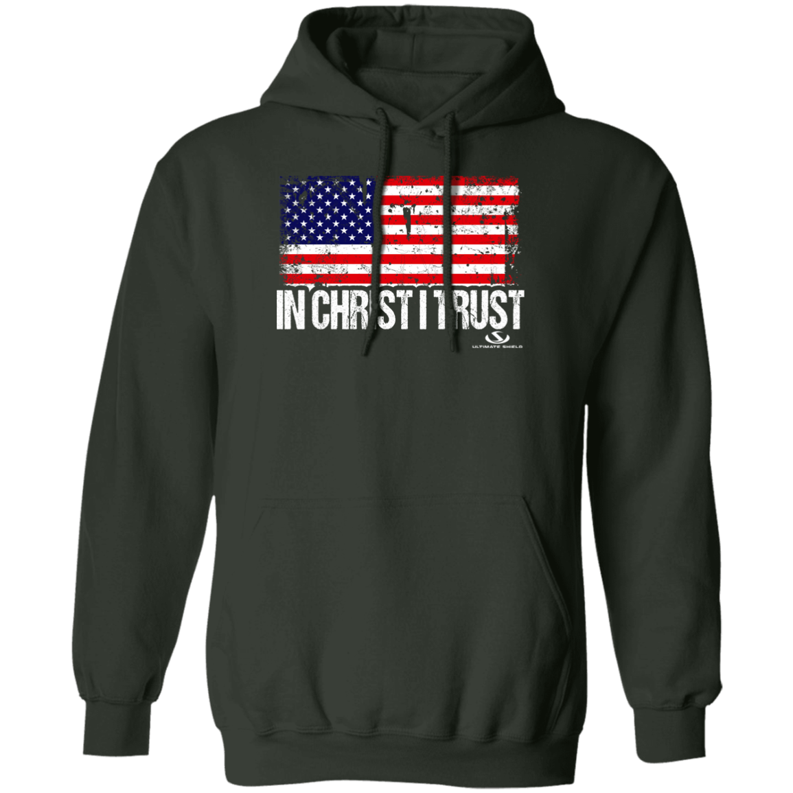 IN CHRIST I TRUST Pullover Hoodie - The Shield of Light