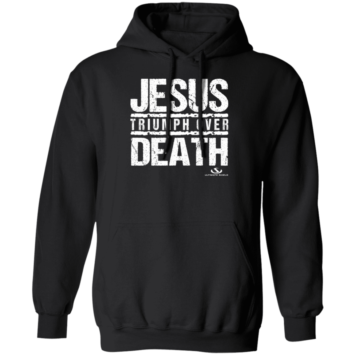 JESUS TRIUMPH OVER DEATH Pullover Hoodie - The Shield of Light