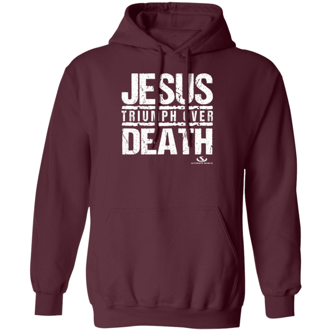 JESUS TRIUMPH OVER DEATH Pullover Hoodie - The Shield of Light