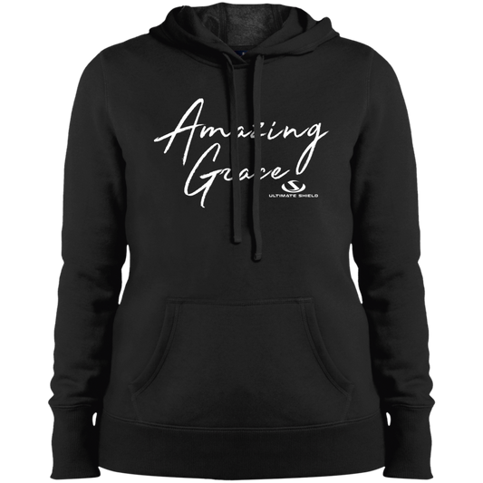 AMAZING GRACE Ladies' Pullover Hooded Sweatshirt - The Shield of Light
