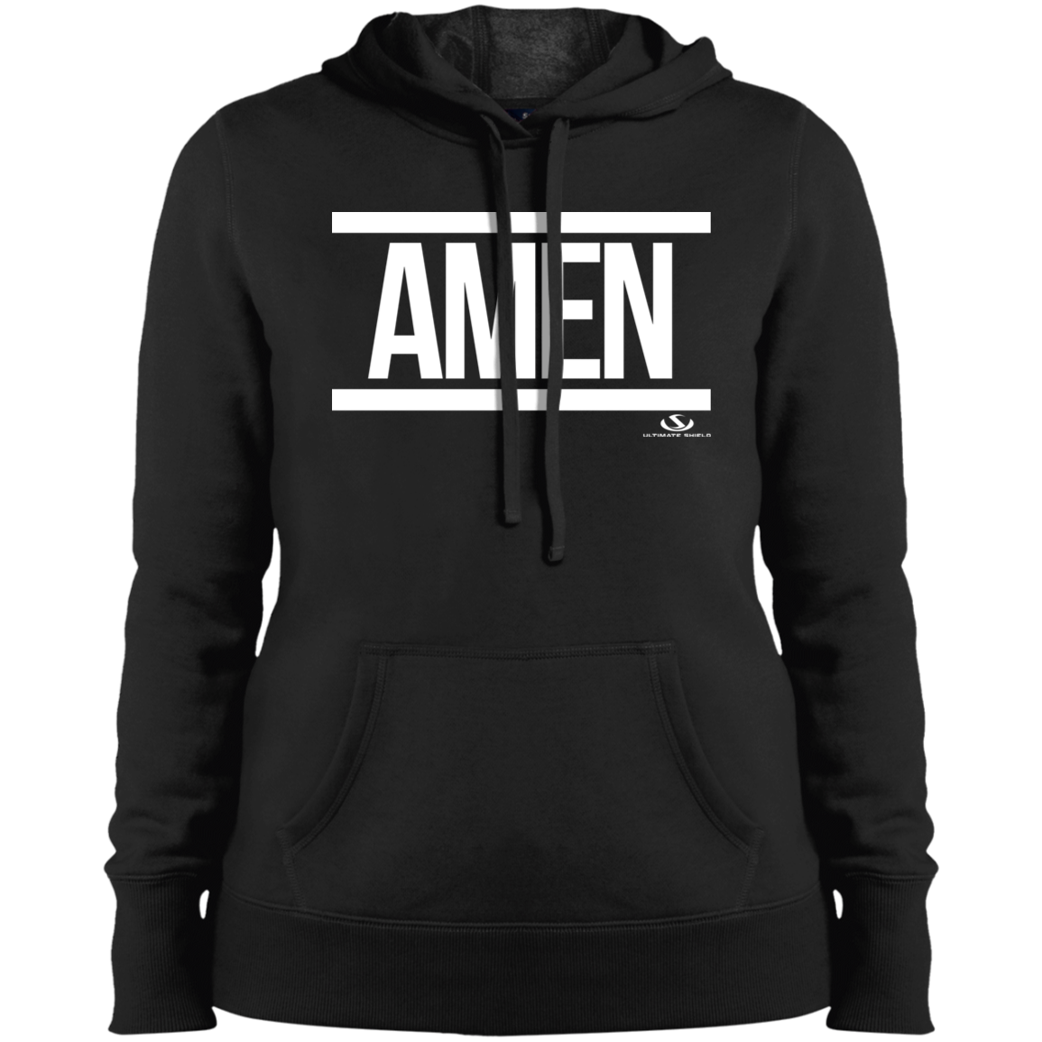 AMEN Ladies' Pullover Hooded Sweatshirt - The Shield of Light