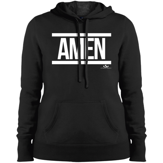 AMEN Ladies' Pullover Hooded Sweatshirt - The Shield of Light