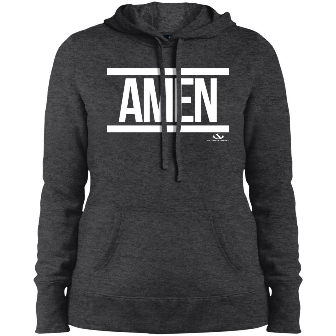 AMEN Ladies' Pullover Hooded Sweatshirt - The Shield of Light