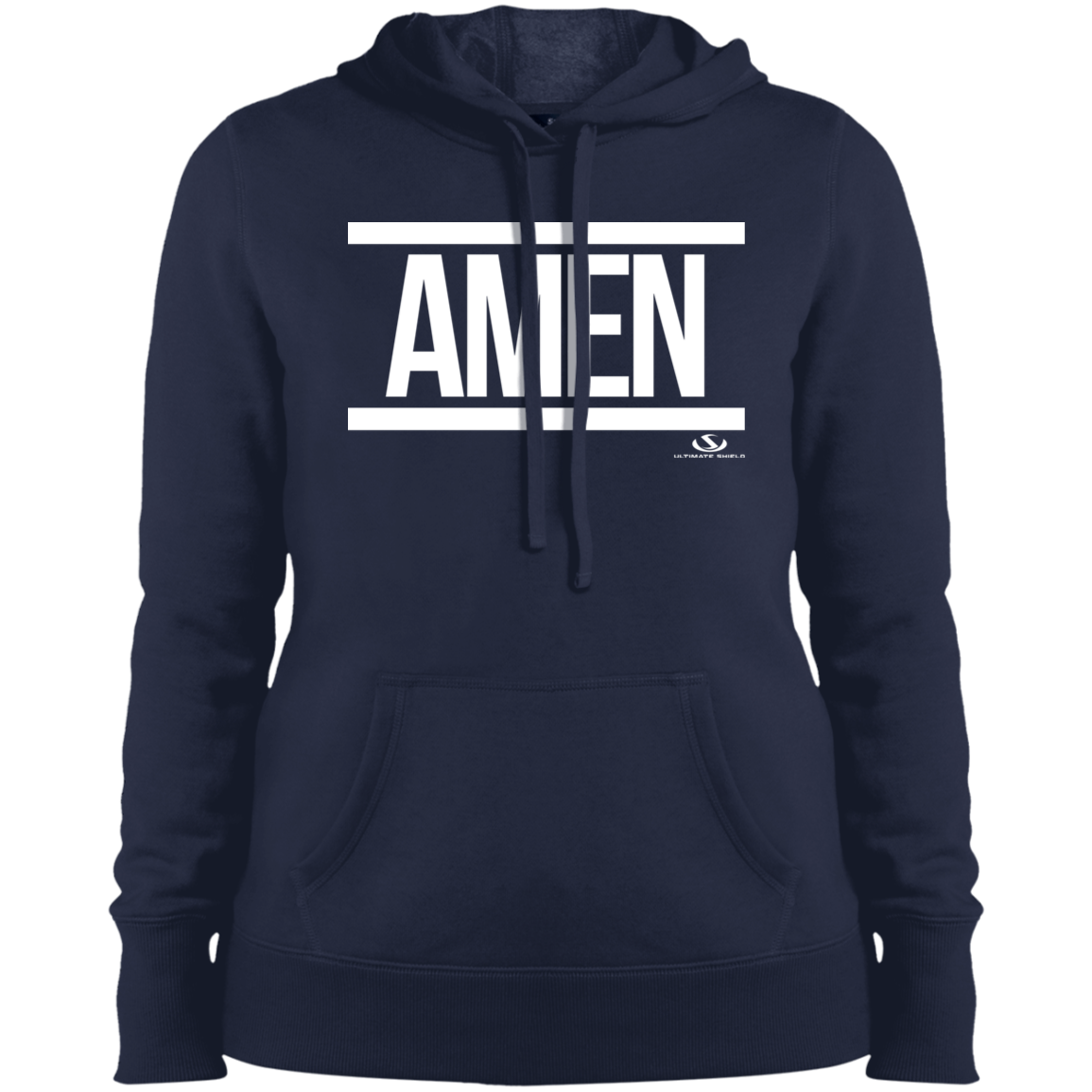 AMEN Ladies' Pullover Hooded Sweatshirt - The Shield of Light