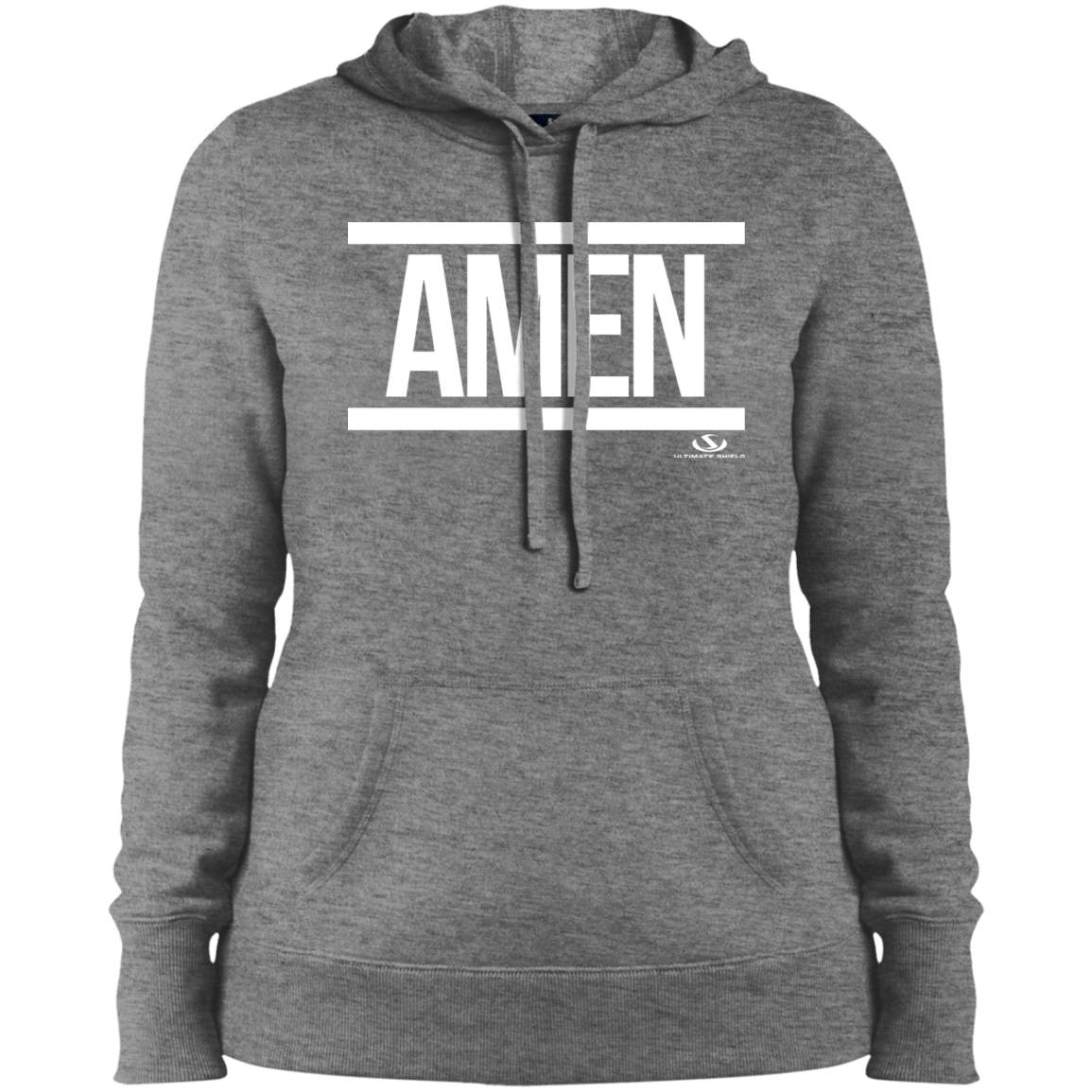 AMEN Ladies' Pullover Hooded Sweatshirt - The Shield of Light