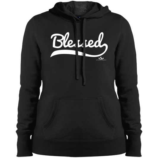 BLESSED Ladies' Pullover Hooded Sweatshirt - The Shield of Light
