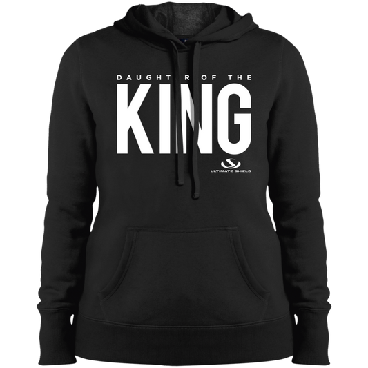 DAUGHTER OF THE KING Ladies' Pullover Hooded Sweatshirt - The Shield of Light