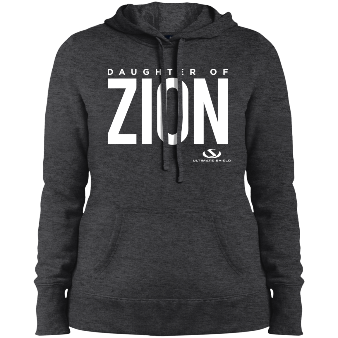 DAUGHTER OF ZION Ladies' Pullover Hooded Sweatshirt - The Shield of Light
