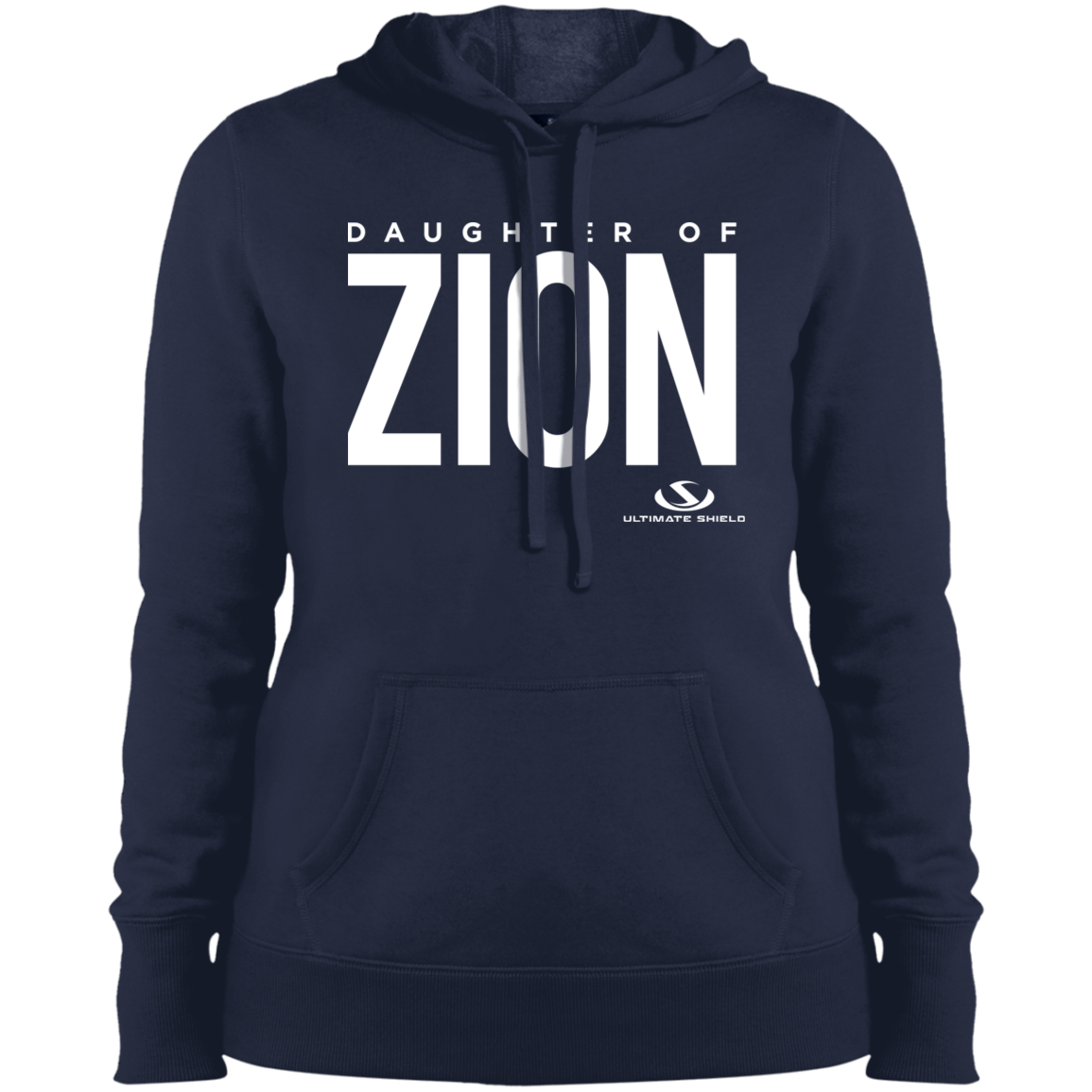 DAUGHTER OF ZION Ladies' Pullover Hooded Sweatshirt - The Shield of Light