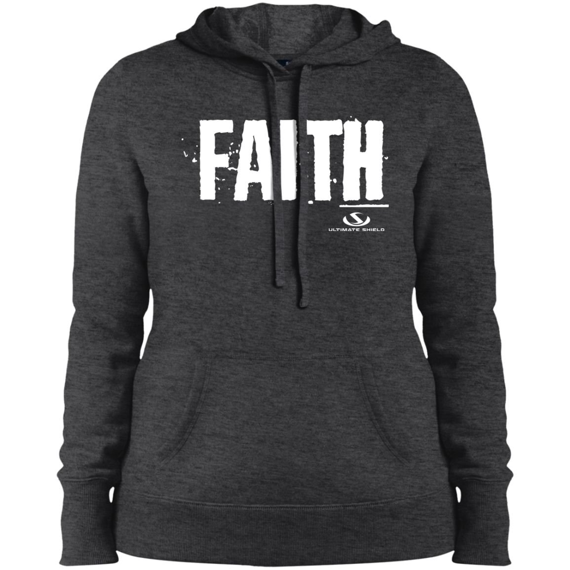 FAITH Ladies' Pullover Hooded Sweatshirt - The Shield of Light