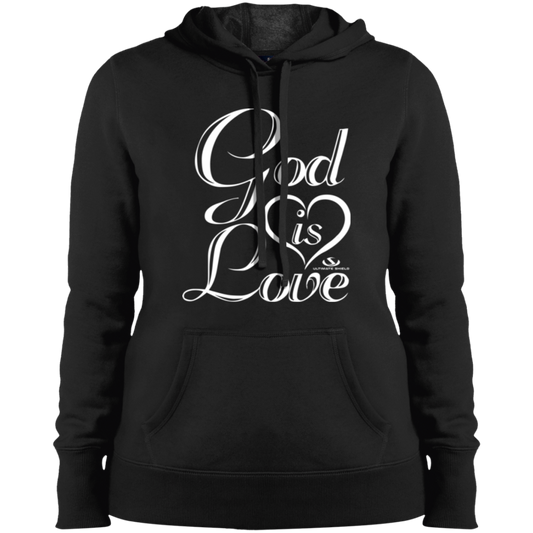 GOD IS LOVE  Ladies' Pullover Hooded Sweatshirt - The Shield of Light