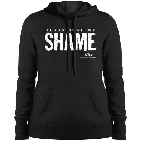 JESUS BORE MY SHAME Ladies' Pullover Hooded Sweatshirt - The Shield of Light