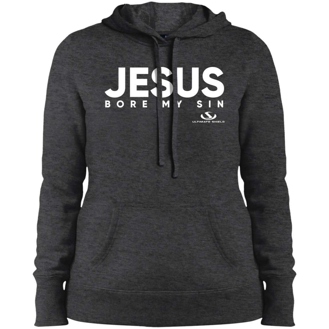 JESUS BORE MY SIN Ladies' Pullover Hooded Sweatshirt - The Shield of Light