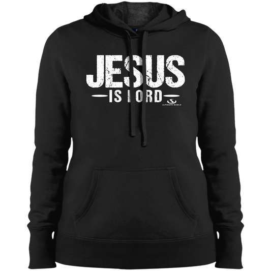 JESUS IS LORD  Ladies' Pullover Hooded Sweatshirt - The Shield of Light